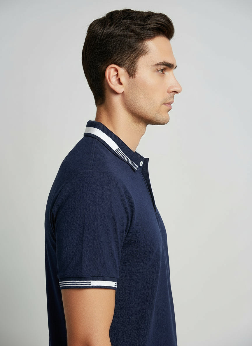 Navy Blue Luxury Polo