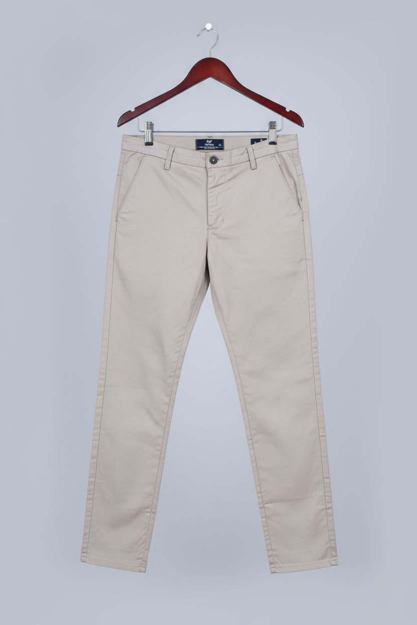 Men’s Slim Fit Chino Pants – Khaki Tan