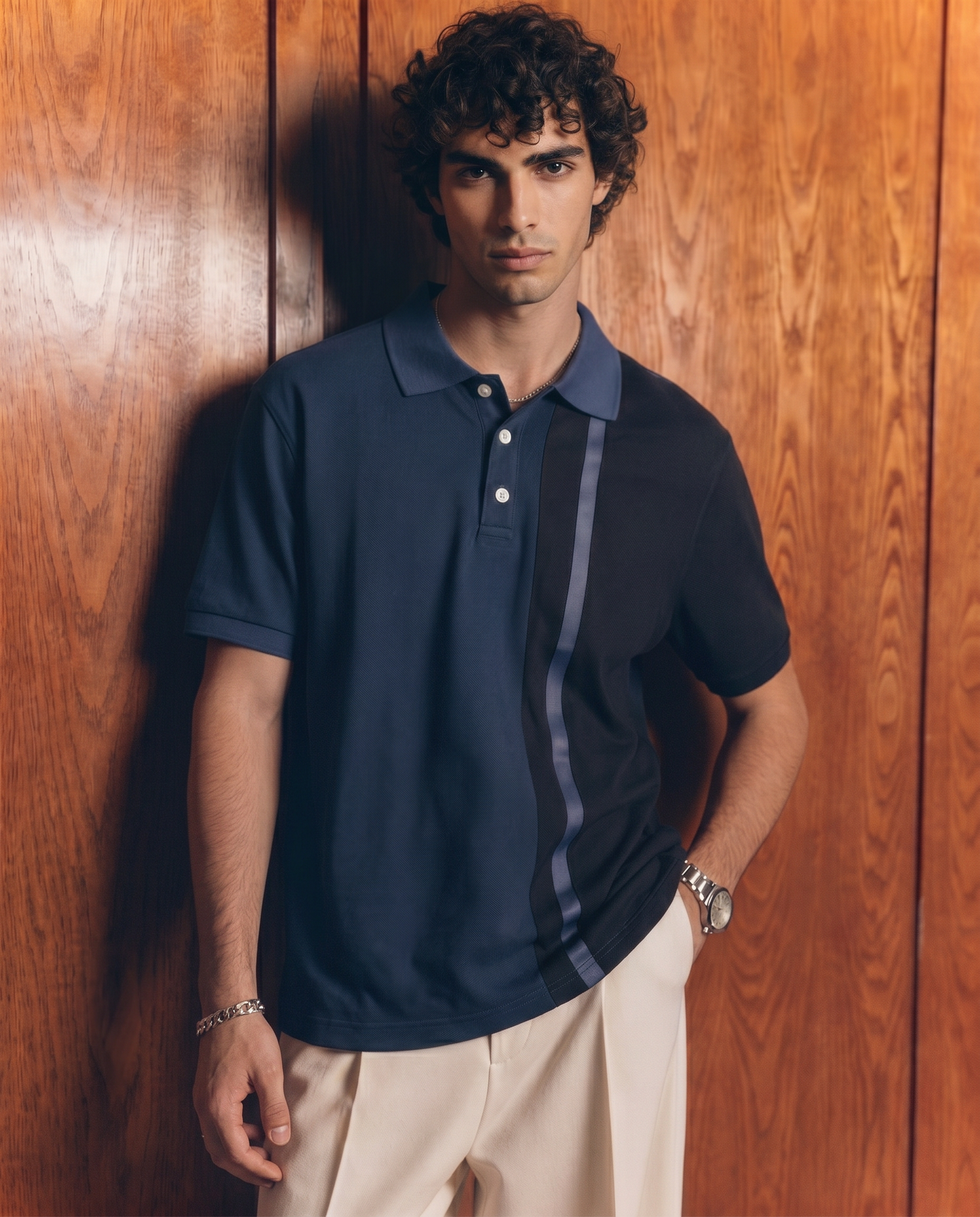 Striped Polo Shirt