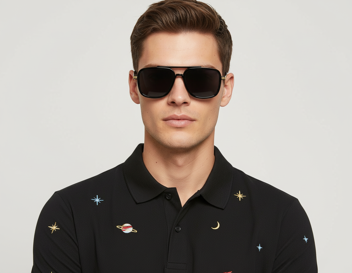 Mverse Embroidery Polo Shirt