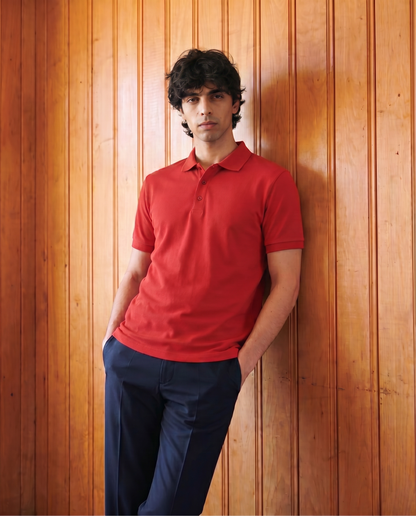 Men’s Classic Red Polo Shirt