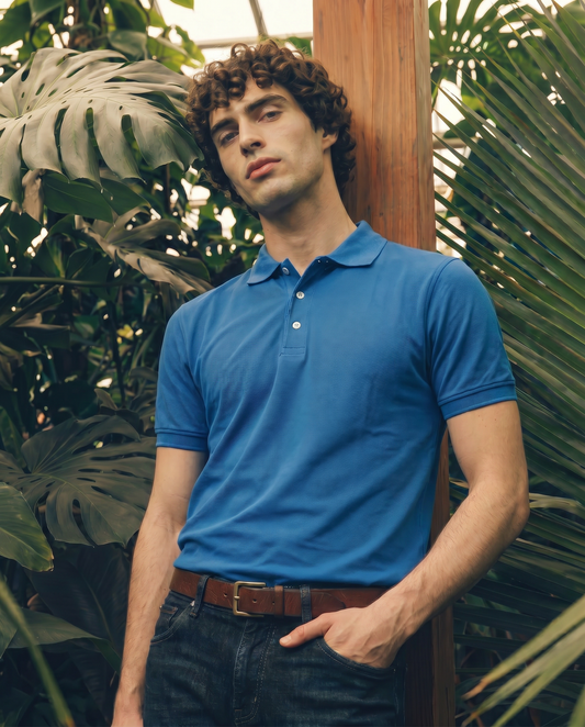 Men’s Blue Polo Shirt