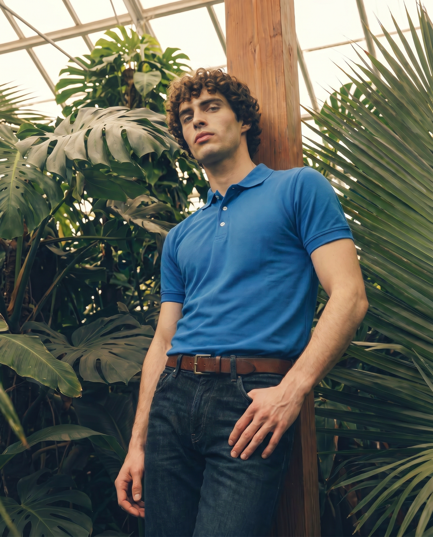 Men’s Blue Polo Shirt