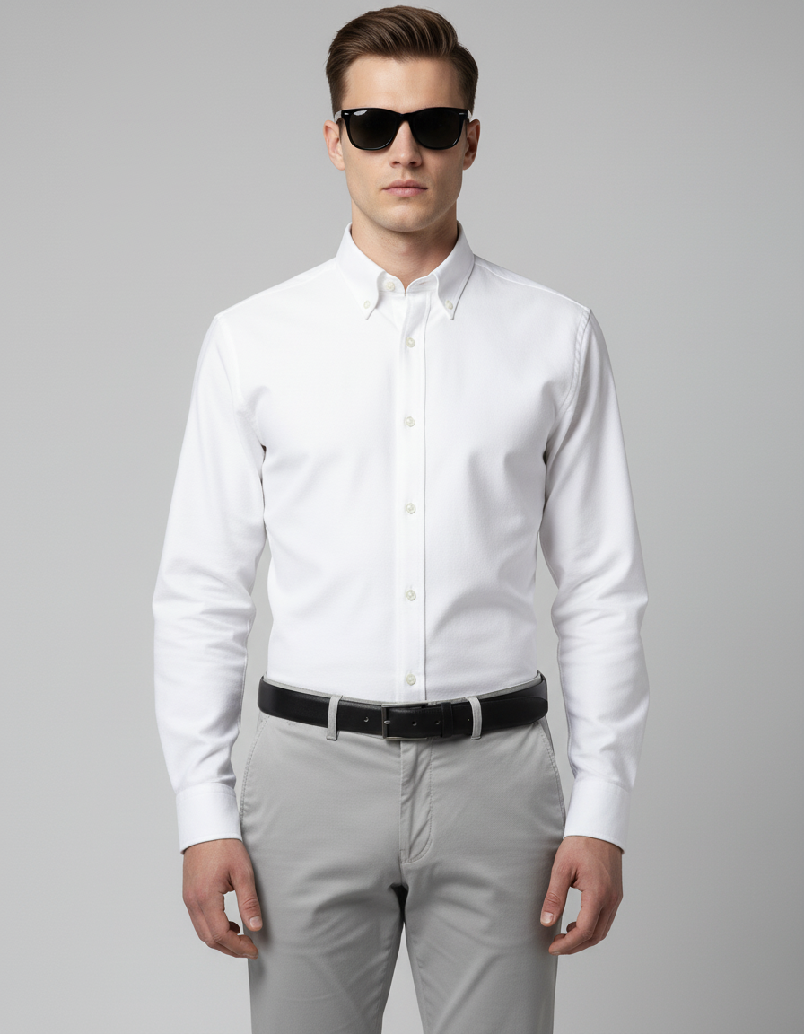 Men’s White Formal Shirt