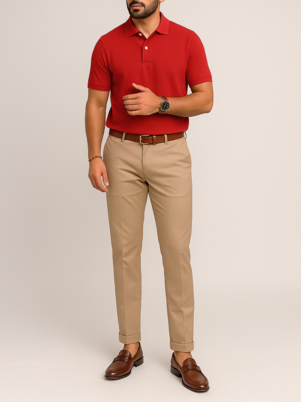 Men’s Classic Red Polo Shirt
