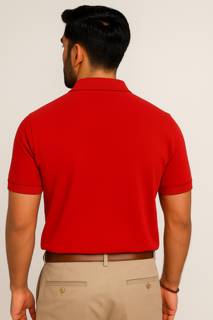 Men’s Classic Red Polo Shirt