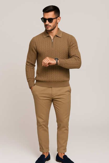 Premium Billionaire Brown Polo Shirt