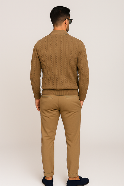 Premium Billionaire Brown Polo Shirt