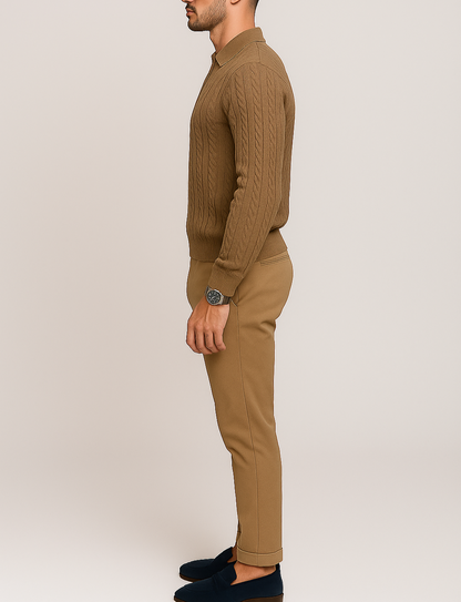 Premium Billionaire Brown Polo Shirt