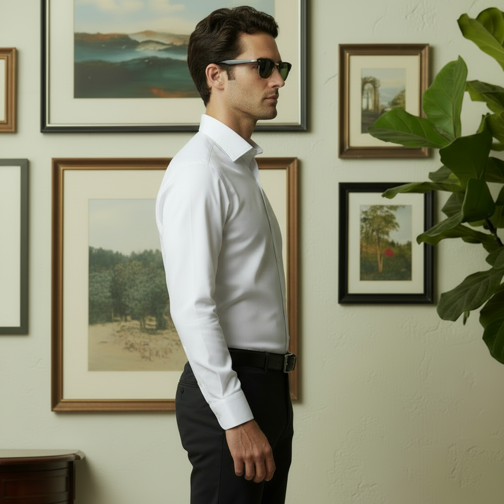 Men’s White Dress Shirt