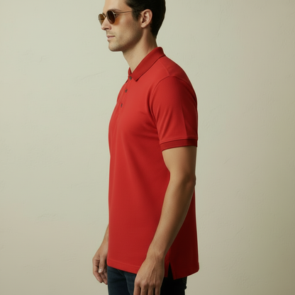 Men’s Classic Red Polo Shirt
