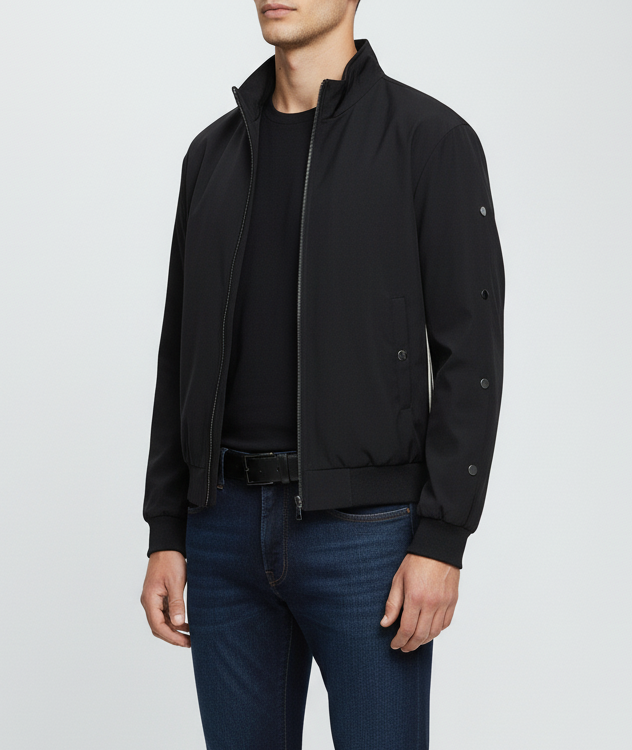 X Black Bomber Jacket