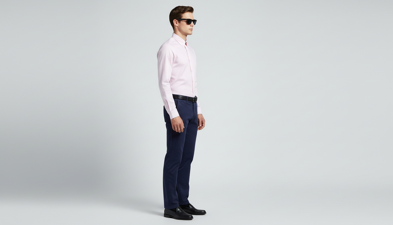 Men’s Light Pink Formal Shirt
