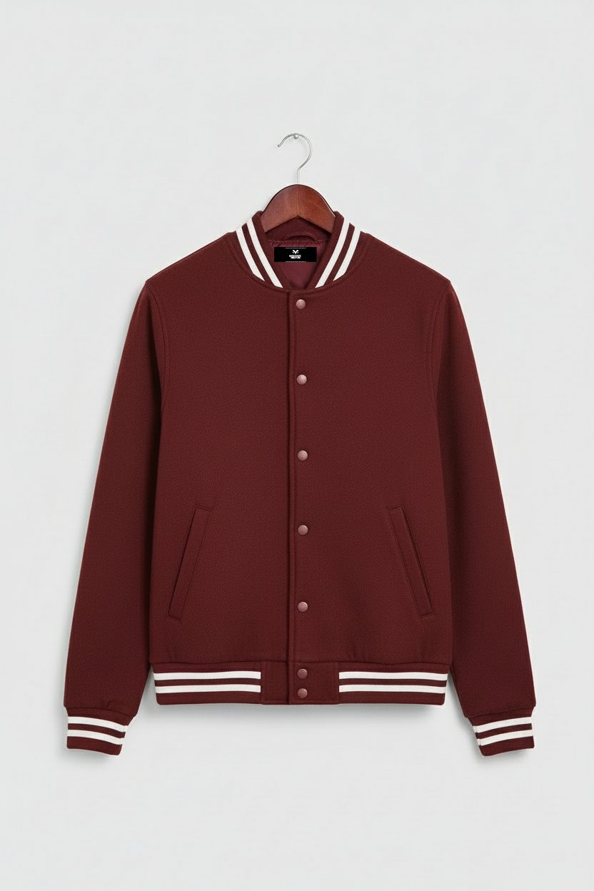 Maroon Varsity Jacket