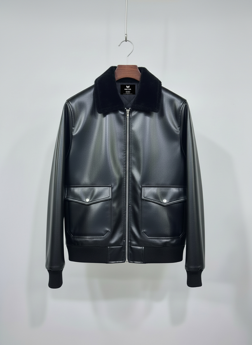 Billionaire Premium Black Leather Jacket