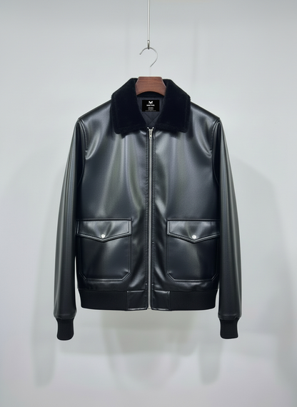Billionaire Premium Black Leather Jacket