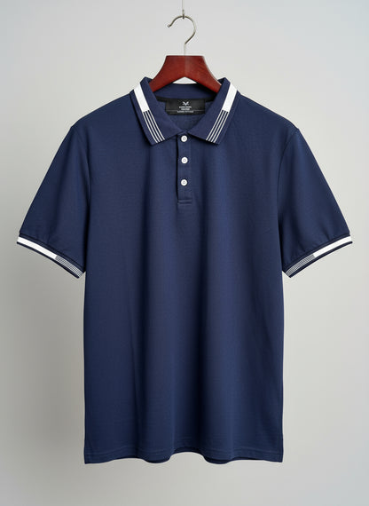 Navy Blue Luxury Polo