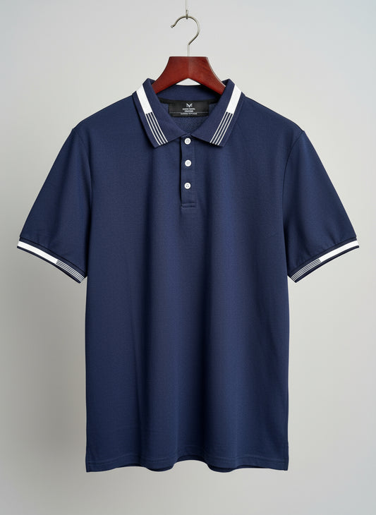 Navy Blue Luxury Polo