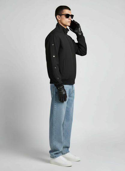 X Black Bomber Jacket