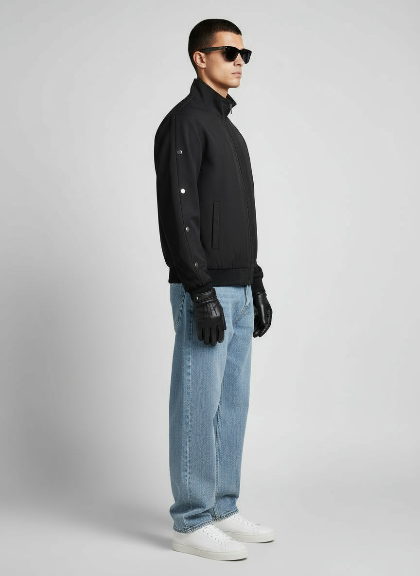 X Black Bomber Jacket