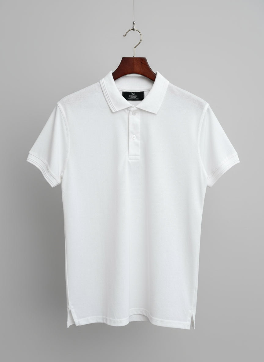 Classic White Polo Shirt