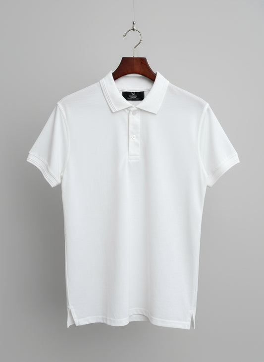 Classic White Polo Shirt