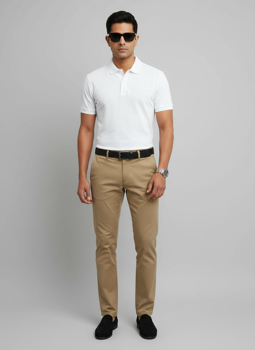 Classic White Polo Shirt