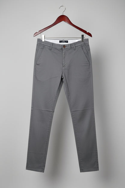Men’s Slim Fit Chino Pants – Dark Grey