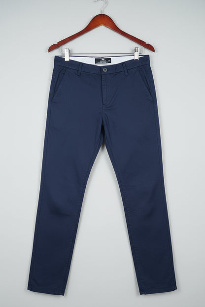 Men’s Slim Fit Chino Pants – Navy Blue