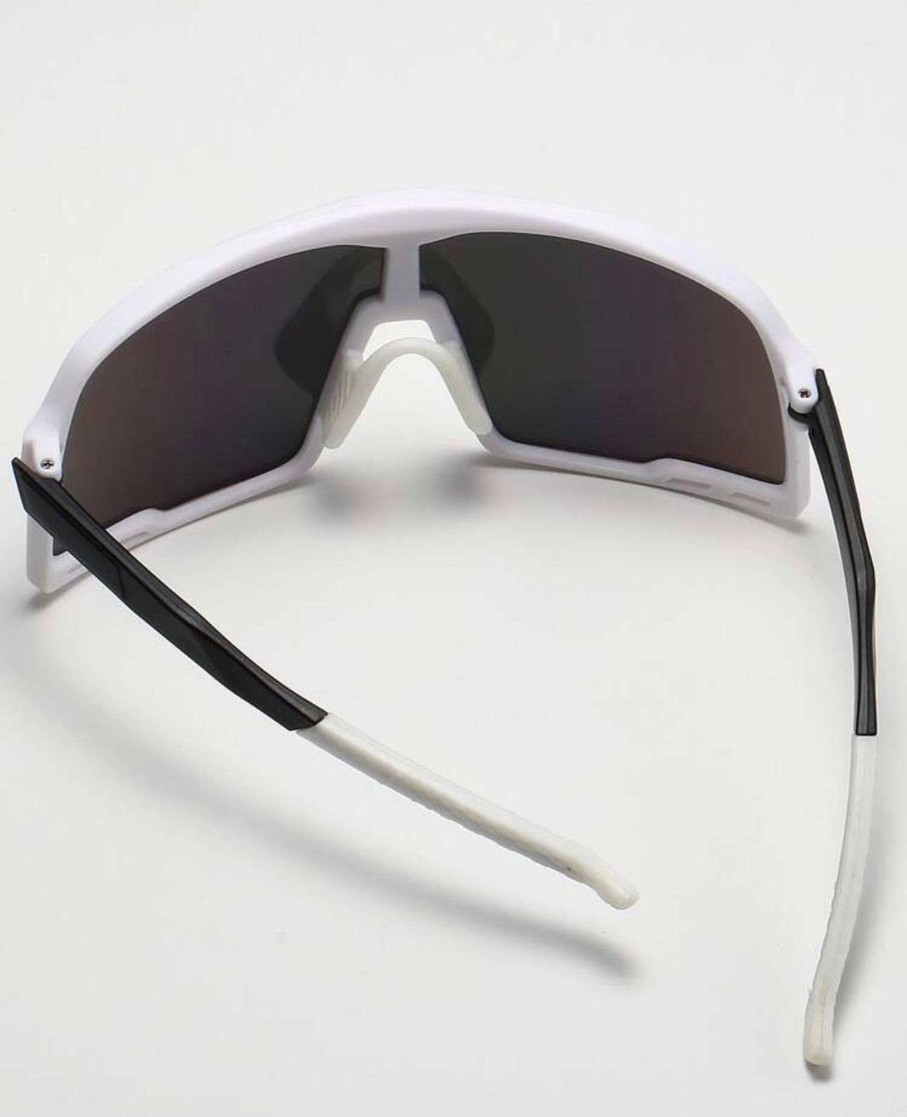 white skater fashion glasses