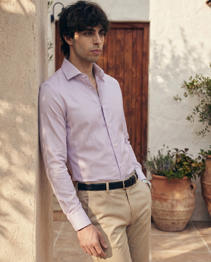 Men’s Lavender Formal Shirt