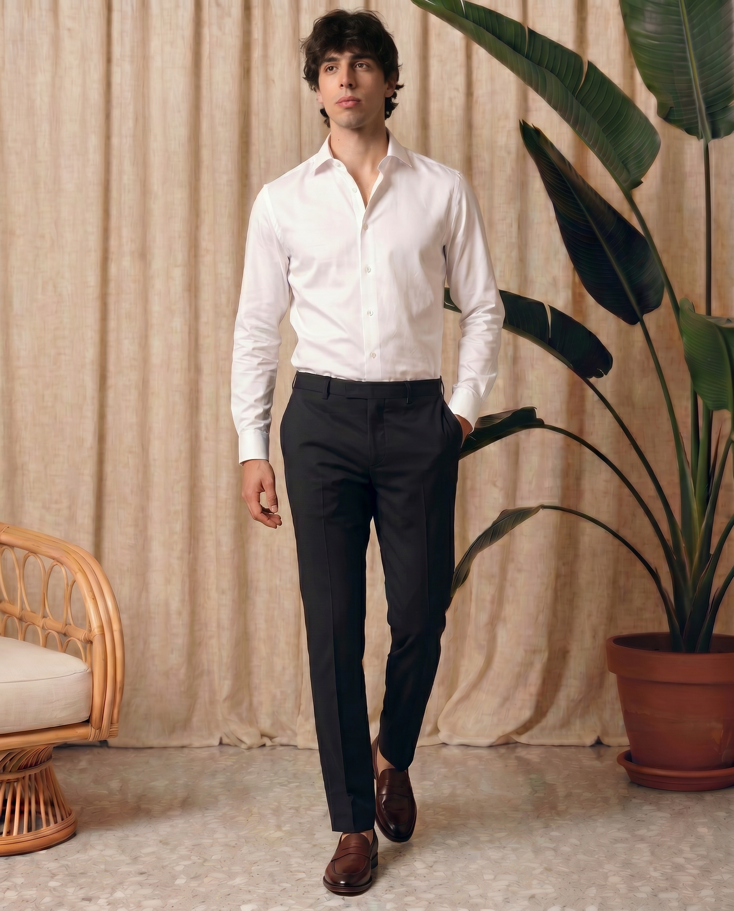 Men’s White Dress Shirt