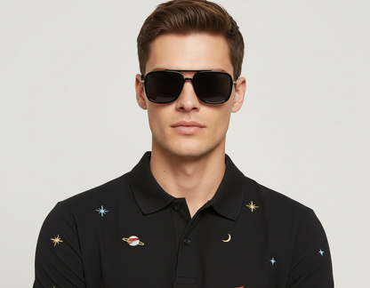 Mverse Embroidery Polo Shirt