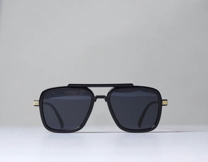 AeroShield™ Black Aviator Sunglasses
