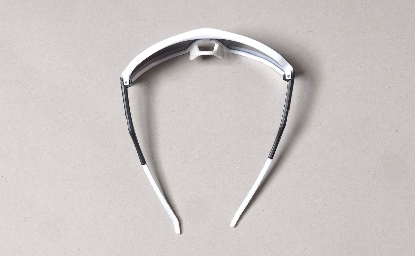 white skater fashion glasses