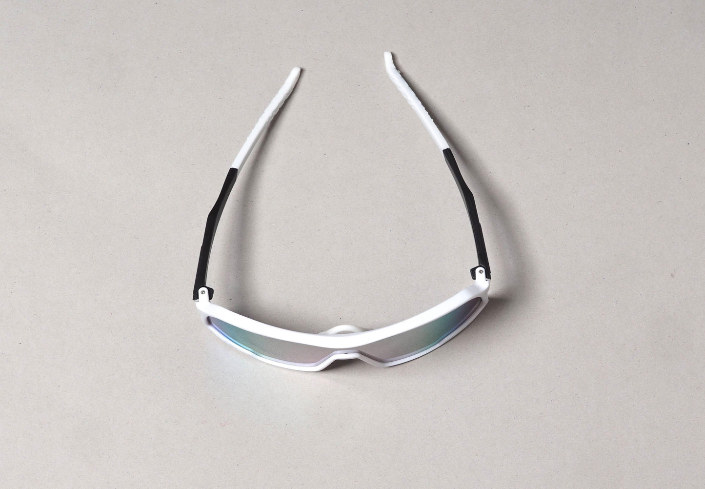 white skater fashion glasses