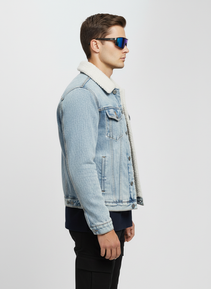 Acid Wash Denim Jacket