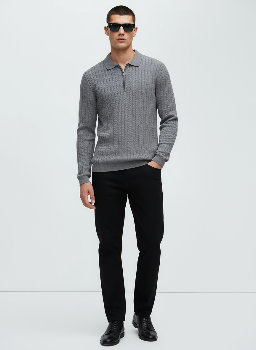 Billionaire Shark Grey Polo Shirt