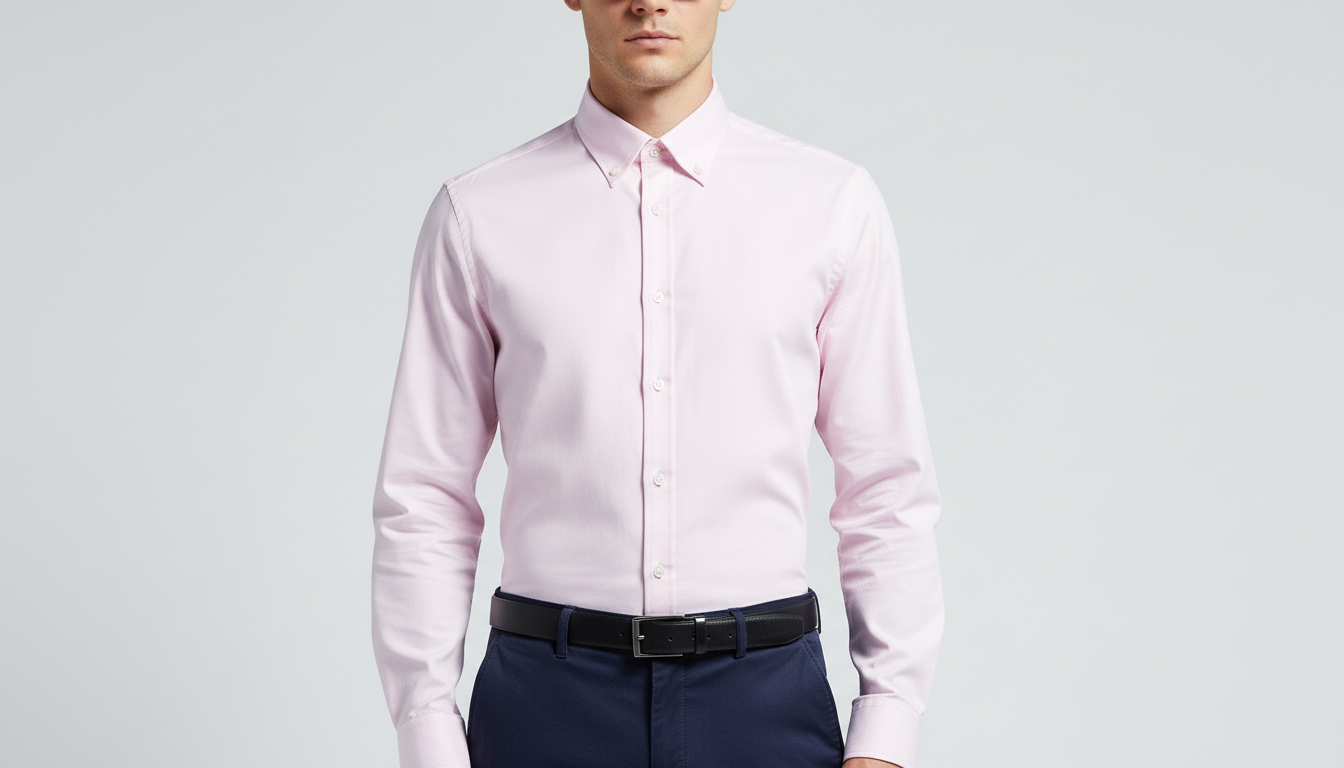 Men’s Light Pink Formal Shirt