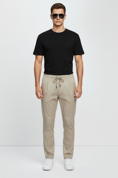 Beige City Jogger Pants