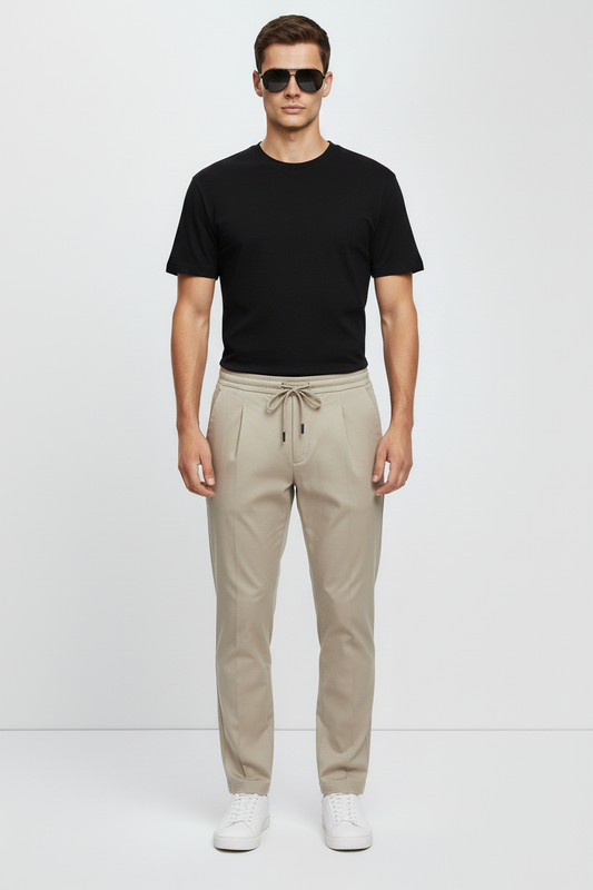 Beige City Jogger Pants