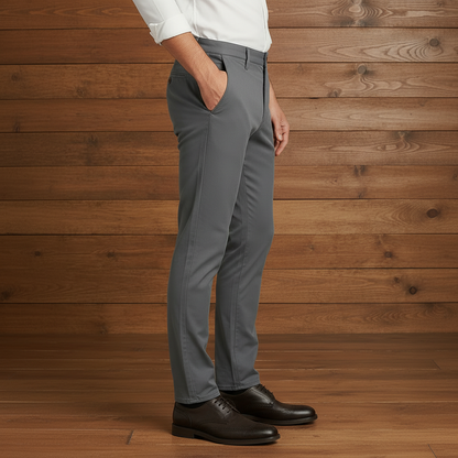Men’s Slim Fit Chino Pants – Dark Grey