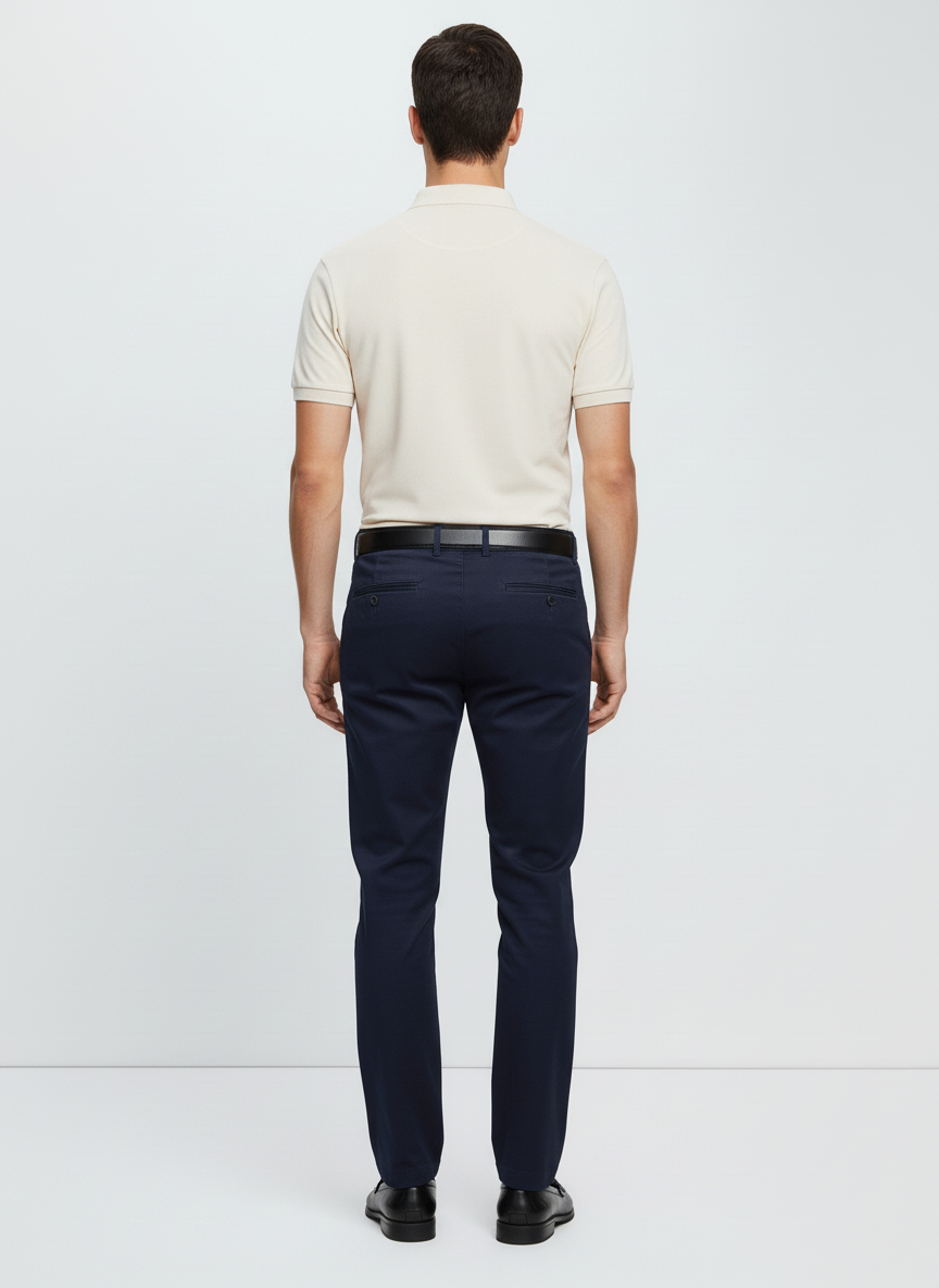 Beige Embroidered Polo Shirt