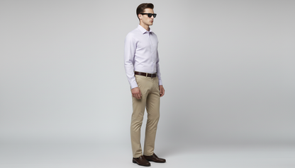Men’s Lavender Formal Shirt