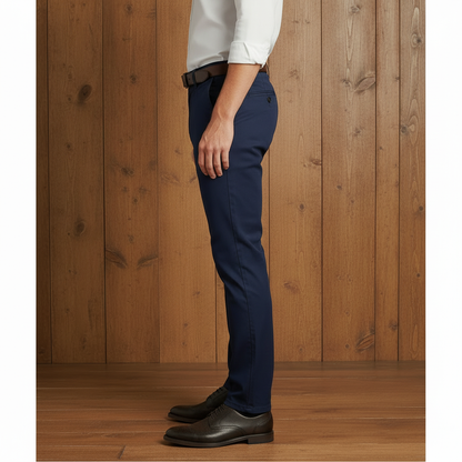 Men’s Slim Fit Chino Pants – Navy Blue