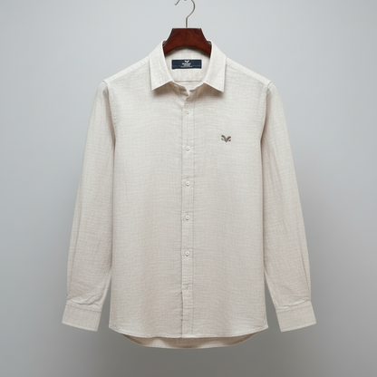 Premium Linen Logo Shirt