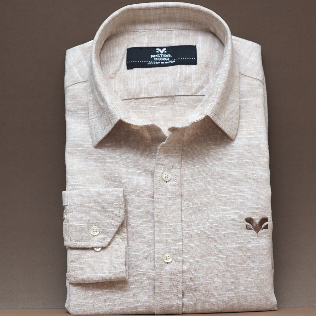 Premium Linen Logo Shirt