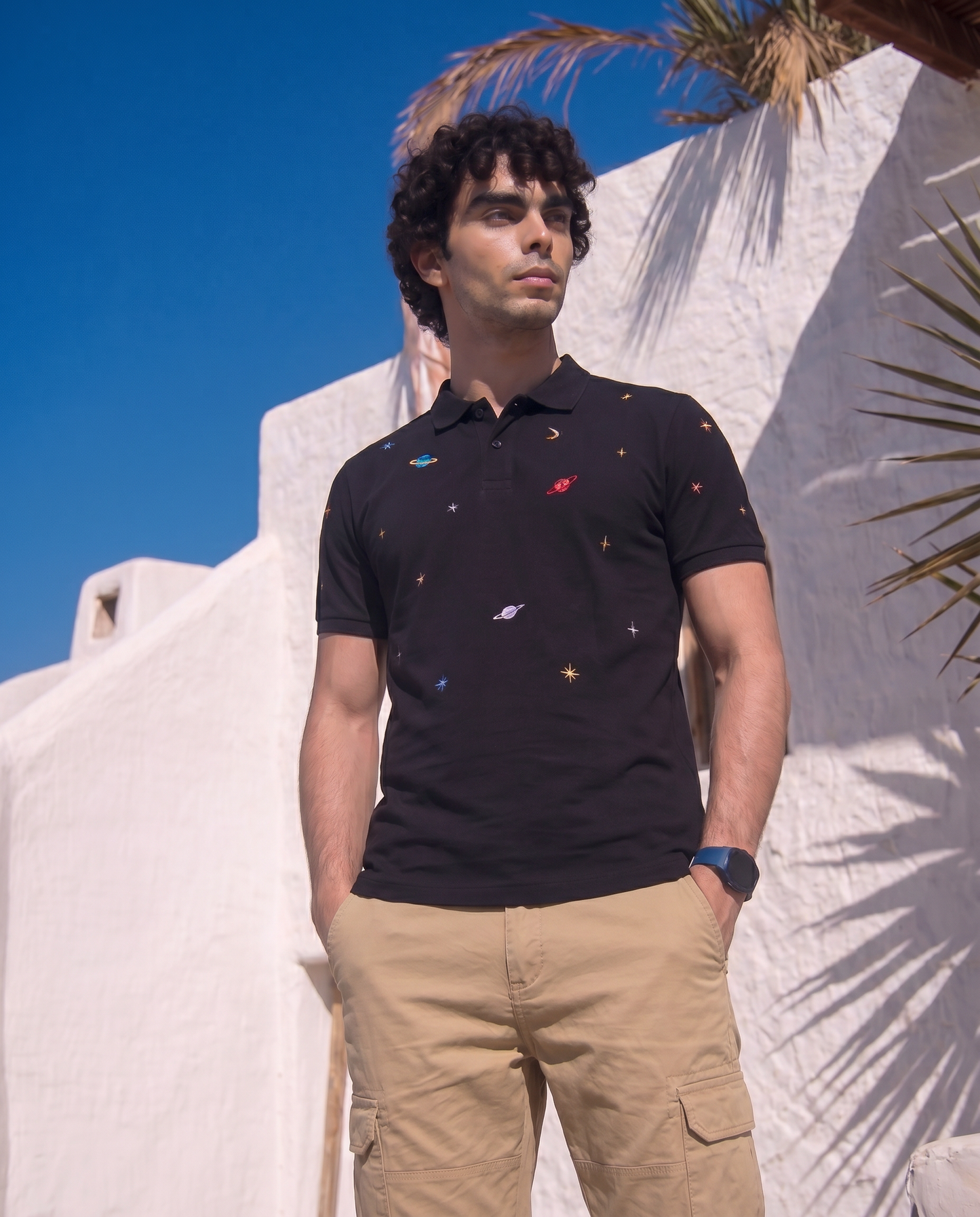 Mverse Embroidery Polo Shirt