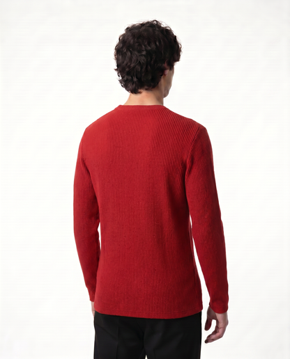 Canyon Red Henley shirt