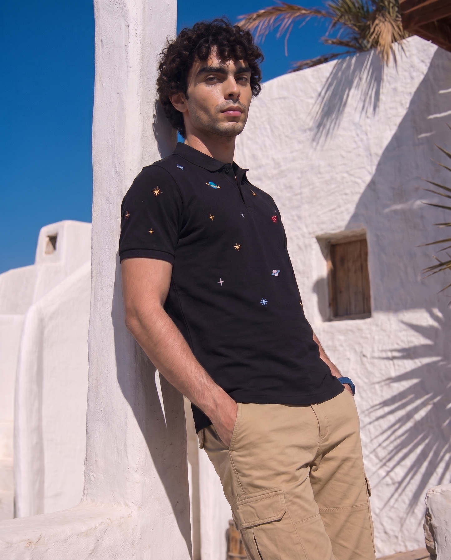 Mverse Embroidery Polo Shirt